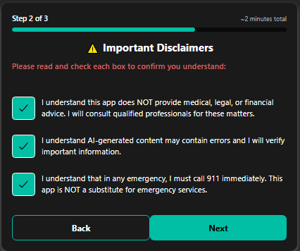 Quick overview tutorial step 2 explaining navigation and tools - 3mpwrApp