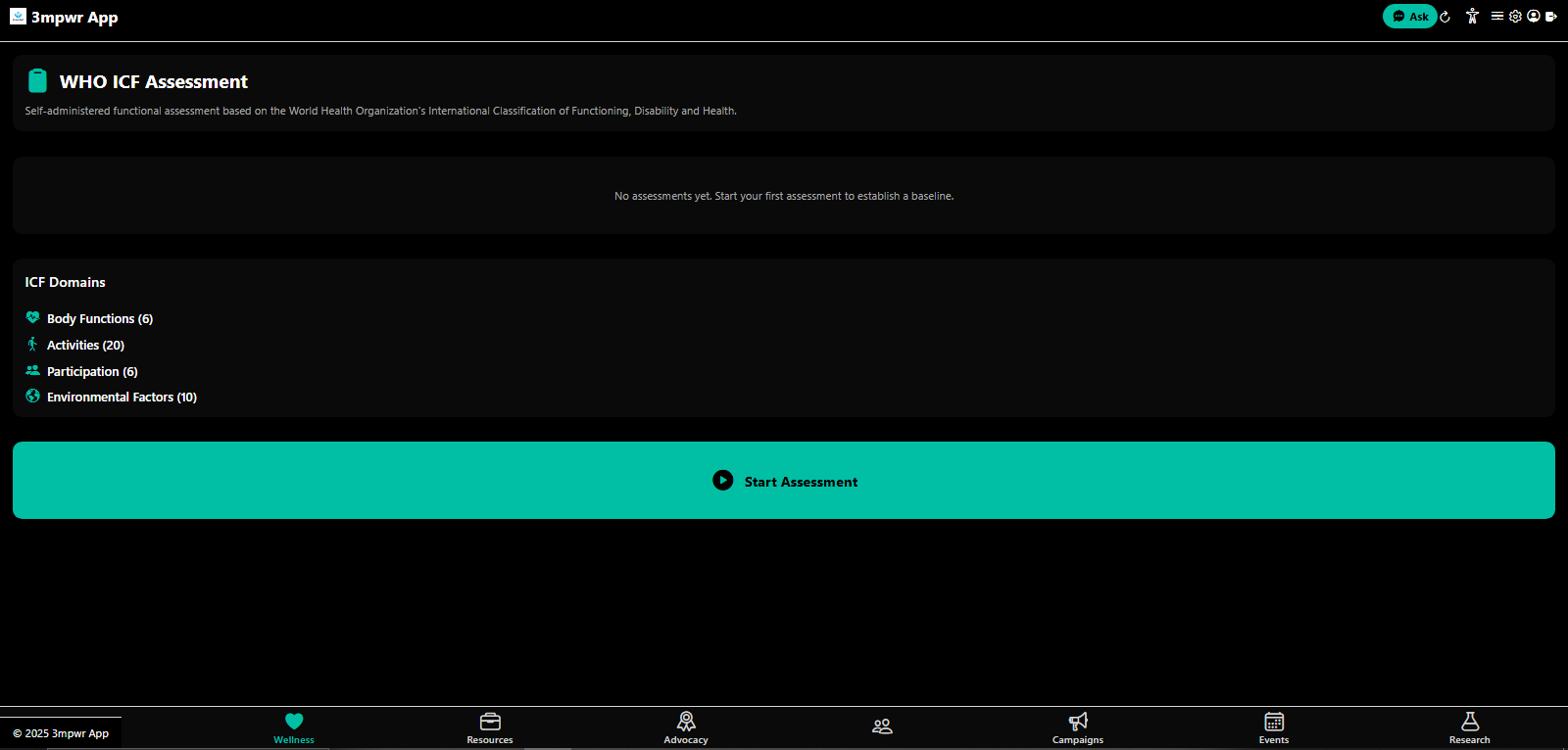 Functional Capacity Assessment
